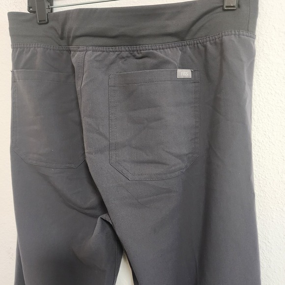 Figs Technical Collection‎ Pants Mens Medium Gray Straight Leg Drawstring Scrub - Picture 6 of 7